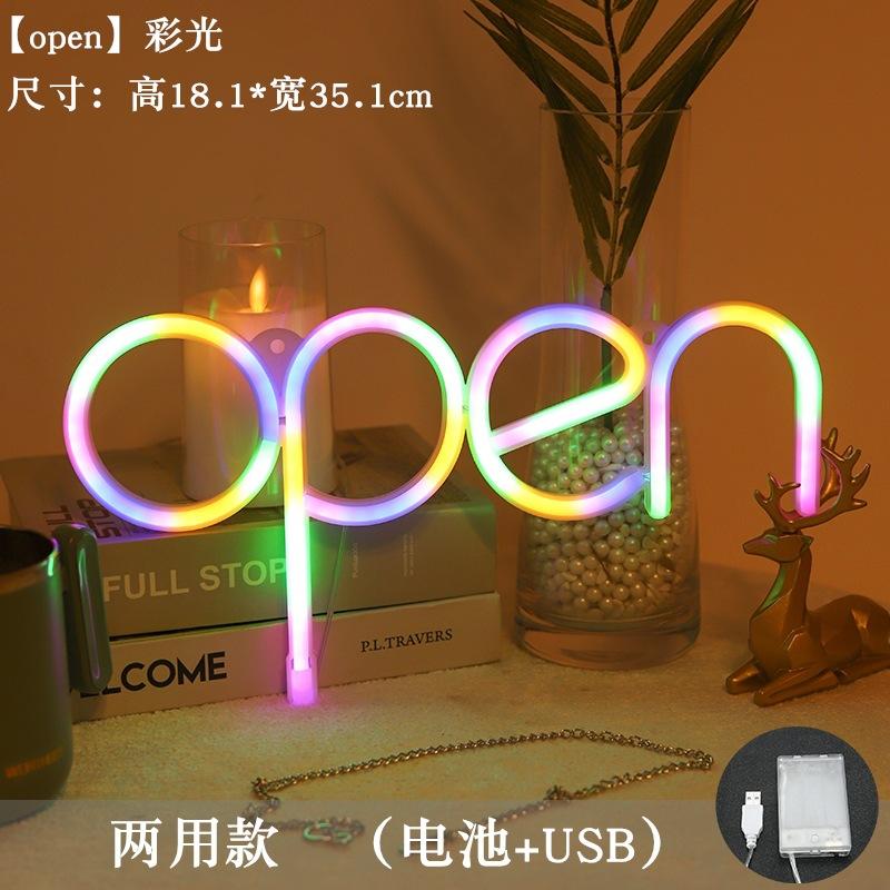 Instagram Новый открытый неоновый светодиодный светильник для укладки света в спальню, декоративный красный ночной светильник