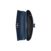 Montblanc Solid Color M Buckle Leather Handheld Shoulder Crossbody Bag Men bags Ink-Blue 198373