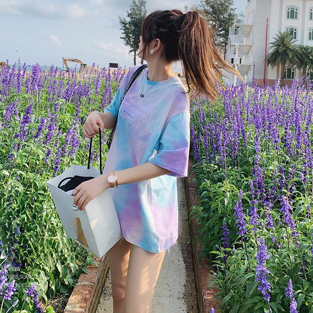 Лето 2024, корейская футболка с короткими рукавами для женщин, большие футболки с рисунком, длинные топы y2k, модная уличная одежда унисекс в стиле Харадзюку