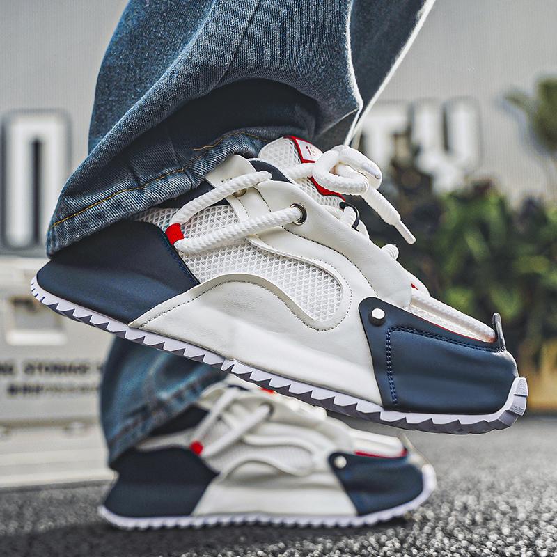 Модные мокасины Спортивная и досуговая повседневная обувь Обувь для мужчин Повседневные кроссовки Толстые мужские кроссовки Износостойкие Проветриваемые Новые