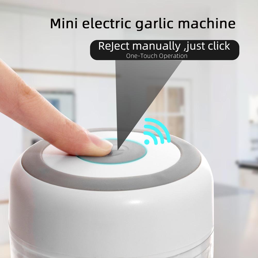 Электрический кухонный измельчитель еды, мини-давилка для чеснока, USB портативная мясорубка, измельчитель овощей для кухонных гаджетов