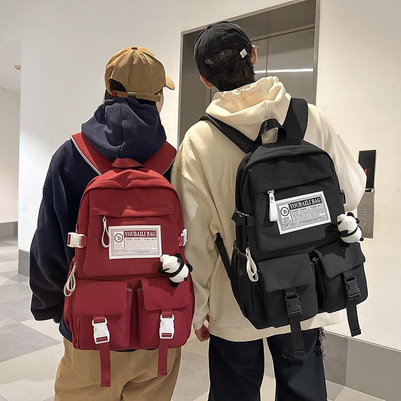 Студенческий школьный рюкзак Женский рюкзак большой вместимости Мужской водонепроницаемый рюкзак