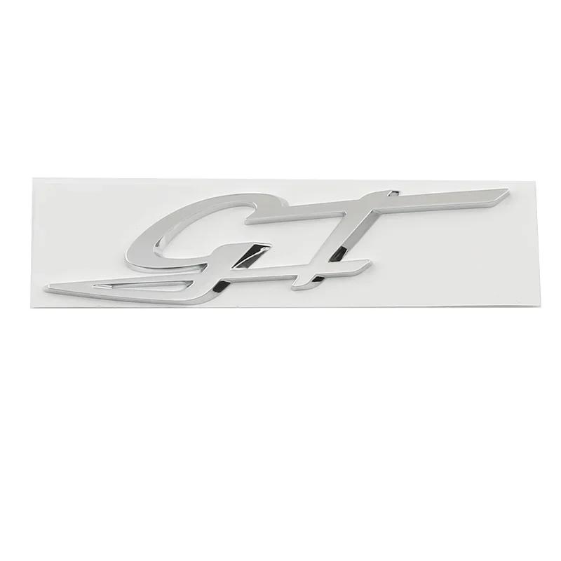 Car 3D ABS GT Logo Decals Emblem Badge Sticker For Maserati Levante Quattroporte Ghibli Modena GT MC20 2023 Styling Accessories