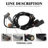 Motorcycle LED Rear Fender Extension Fascia For Harley Touring Electra Glide Street Road Glide Limited FLHR FLTRX 2014-2023 2024