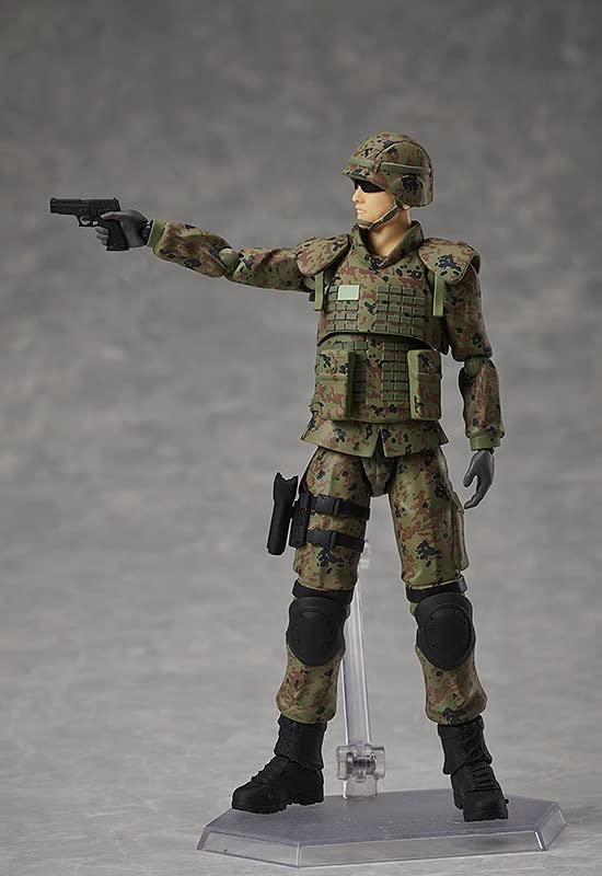 TOMYTEC figma Little Armory Force Member Plastic Painted Articulated Figure Self-Defense Non-scale