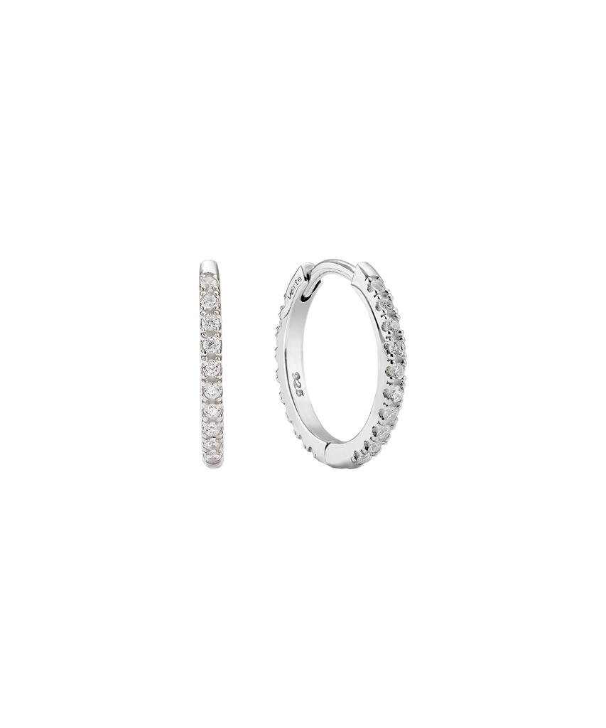 Verte [Серебро 925 пробы] Deux.Silver.182 / Толстая ручка Роса Серьга-гвоздик