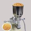 Manual Coffee Grinder Heavy Duty Hand Crank Grain Mill for Wheat Corn Pepper Cereals 3 Adjustable Grinding Sizes Removable Chamber Rust-Proof