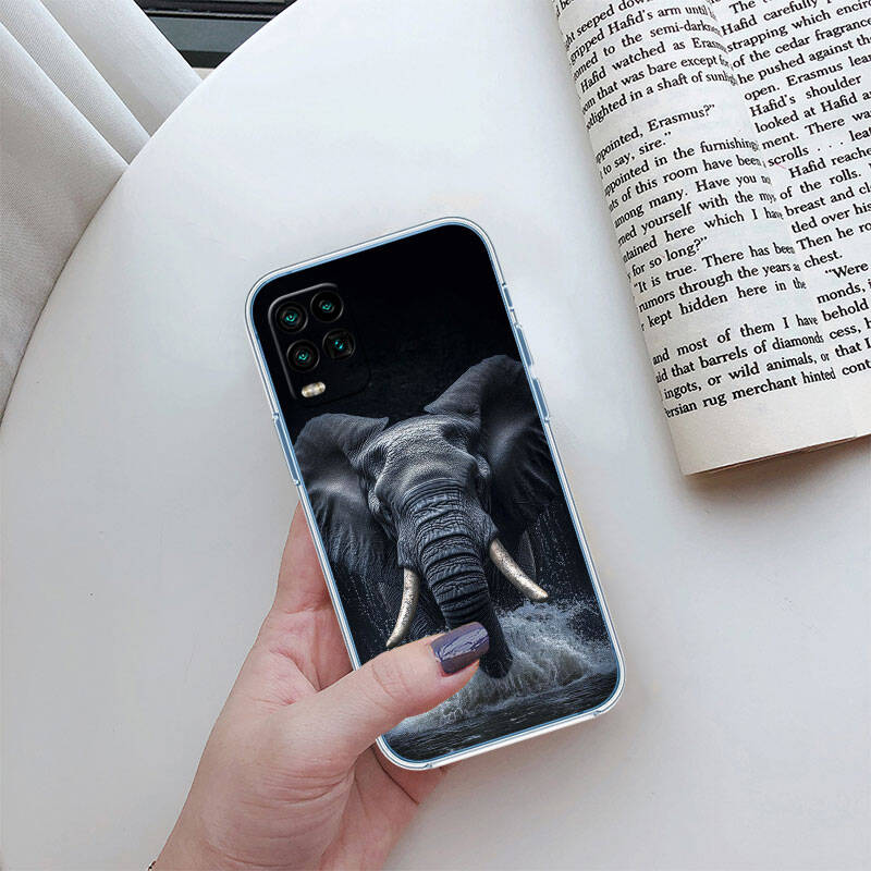 MH8 Animal Elephant Phone Case for Motorola Edge 20 30 S30 40 50 Fusion Lite Plus Pro Neo Ultra One Power Action Macro Hyper Vision Zoom