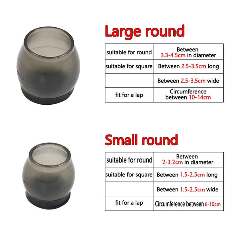 16/24/32pcs Furniture Tools Silicone Chair Leg Floor Protector Anti-Scratch Anti-Noise Chair Leg Cover