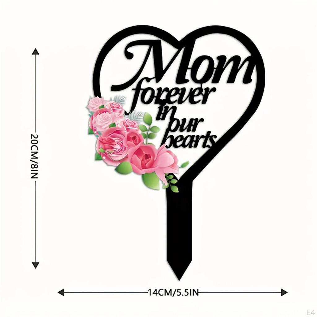 2D Акриловый Садовый Колышек для Легкой Установки во Дворе и на Заборе
