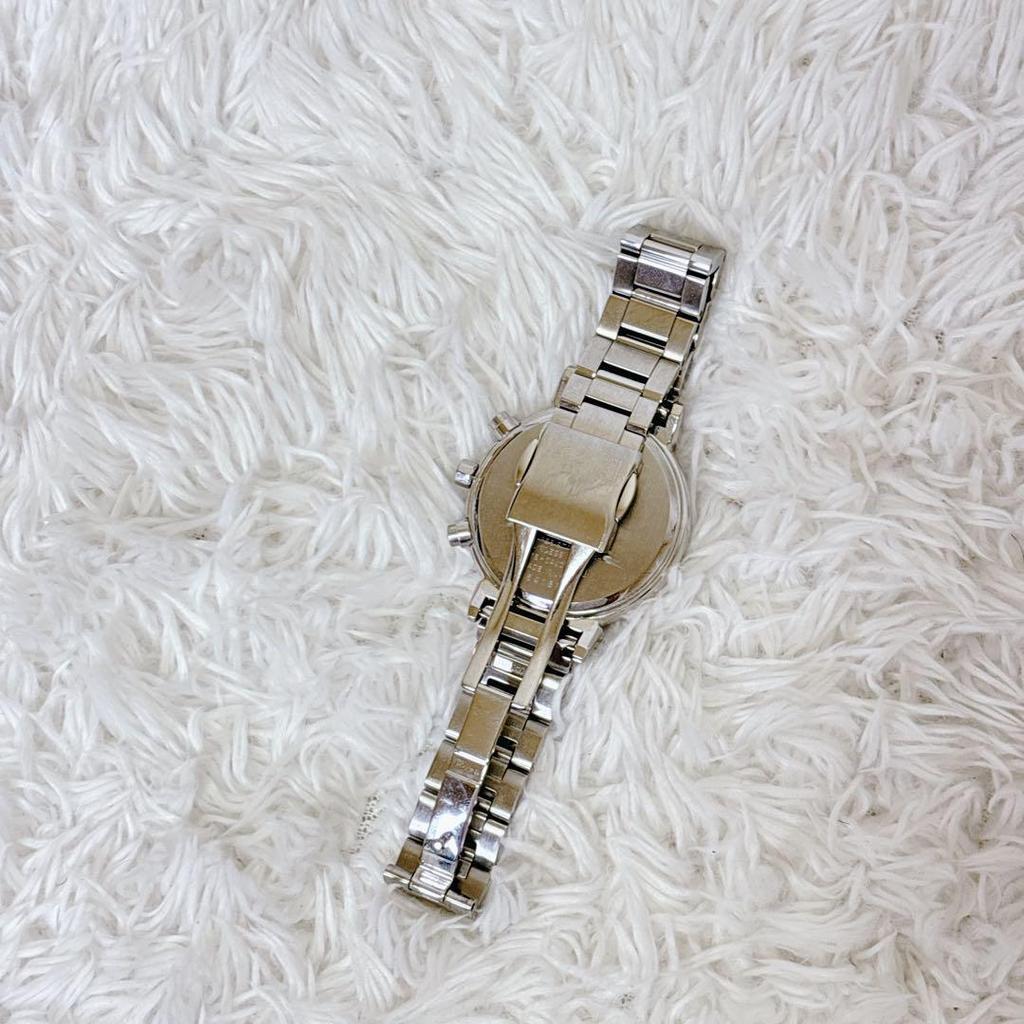 [USED] Seiko Lukia Solar Chronograph with Box, Links, and Instructions, Sakura Pink