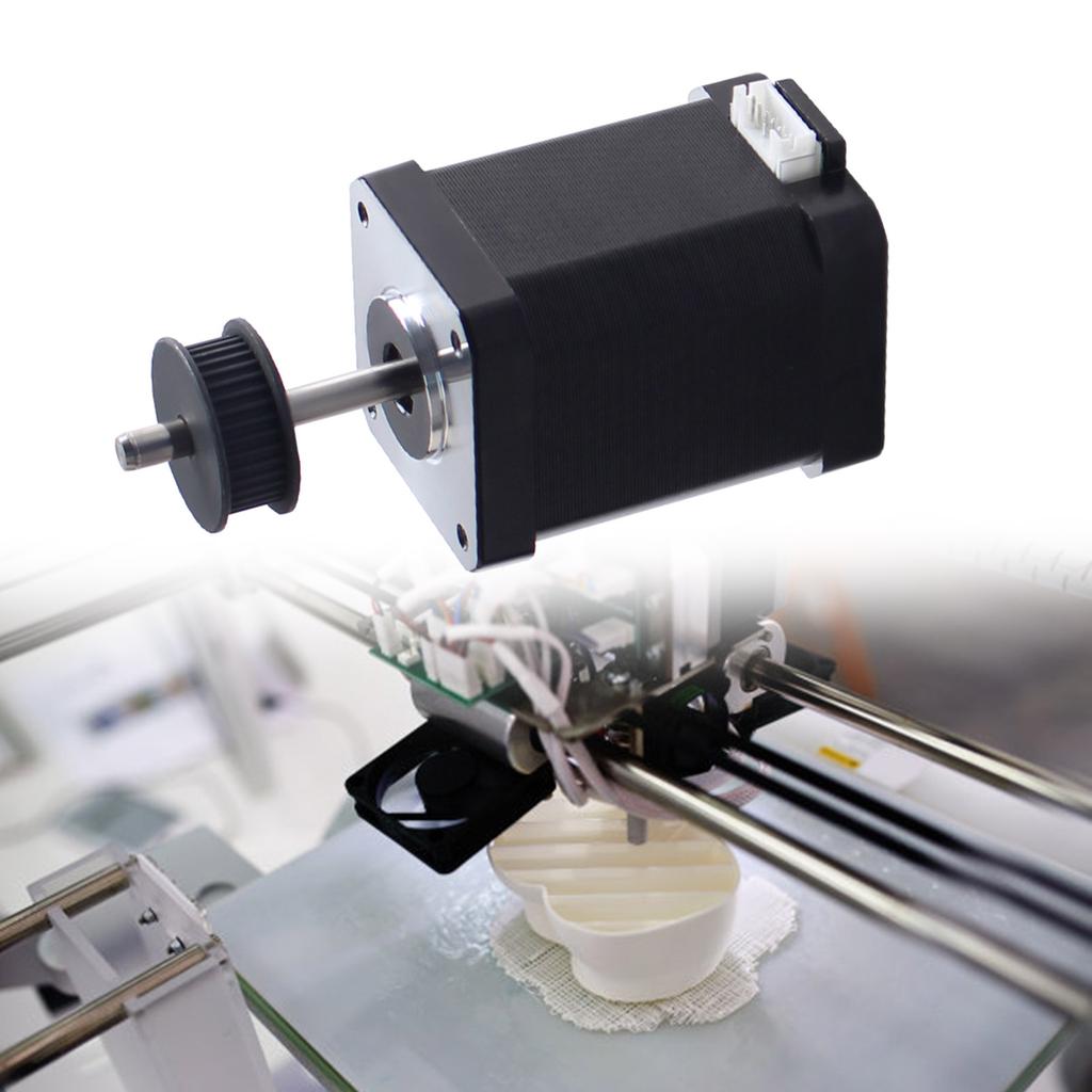 Высокоточный шаговый двигатель 42-60 для 3D-принтеров K1 MAX Экструдер Бесшумная работа Высокая термостойкость