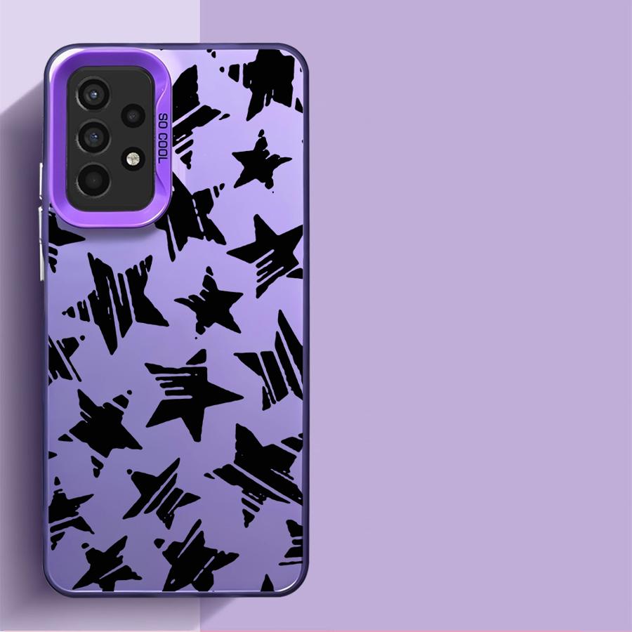 Пятиконечная звезда Чехол для телефона для Samsung Galaxy A14 A13 A15 A23 4G A34 A33 A53 A24 A54 A35 A55 5G A11 A12 Capa Чехол