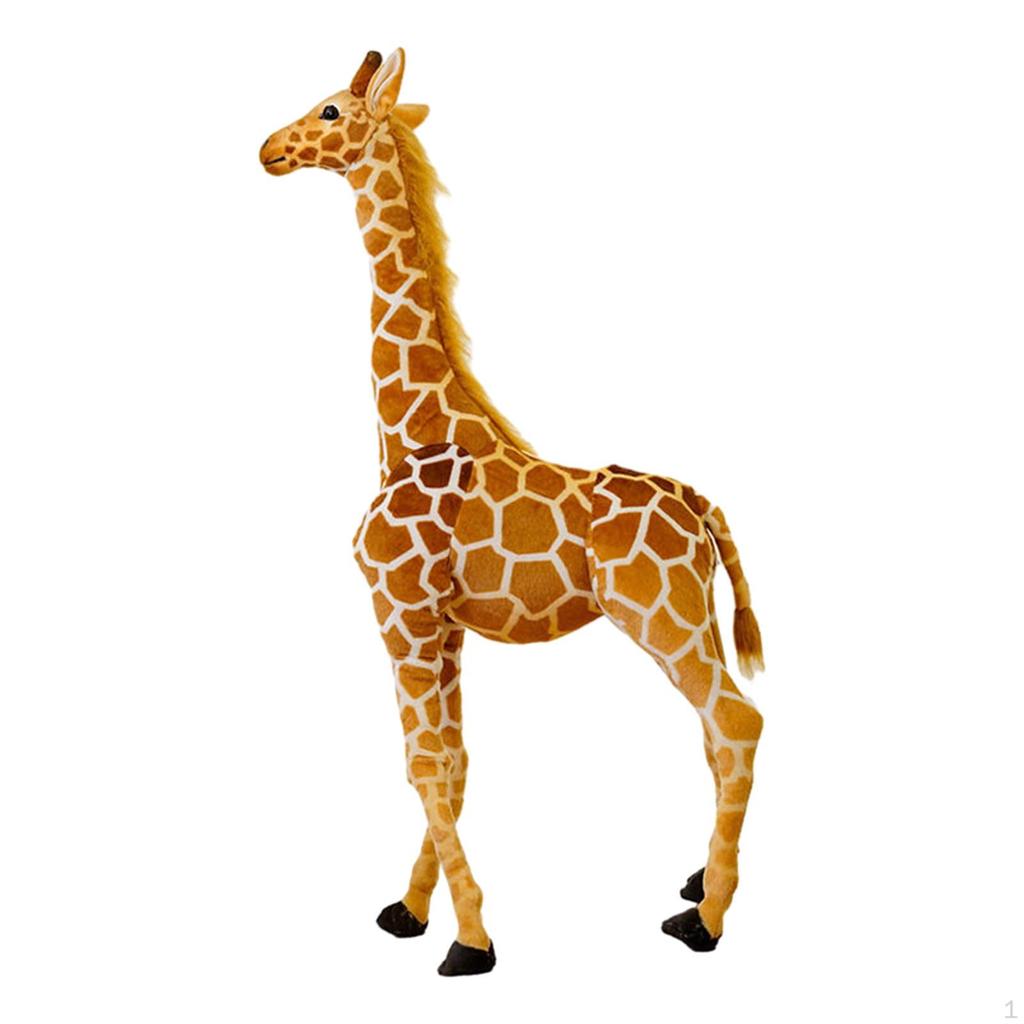 Children Giraffe Toy Deer Doll Pet Adult Gifts Stuffed Animals for Living Room Bedroom Girls Women