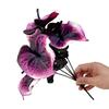 Halloween Plastics Arrange Props Bouquet Home Simulated Horseshoe Lotus Ornament Multiple Colors Desktop Table Party Decoration