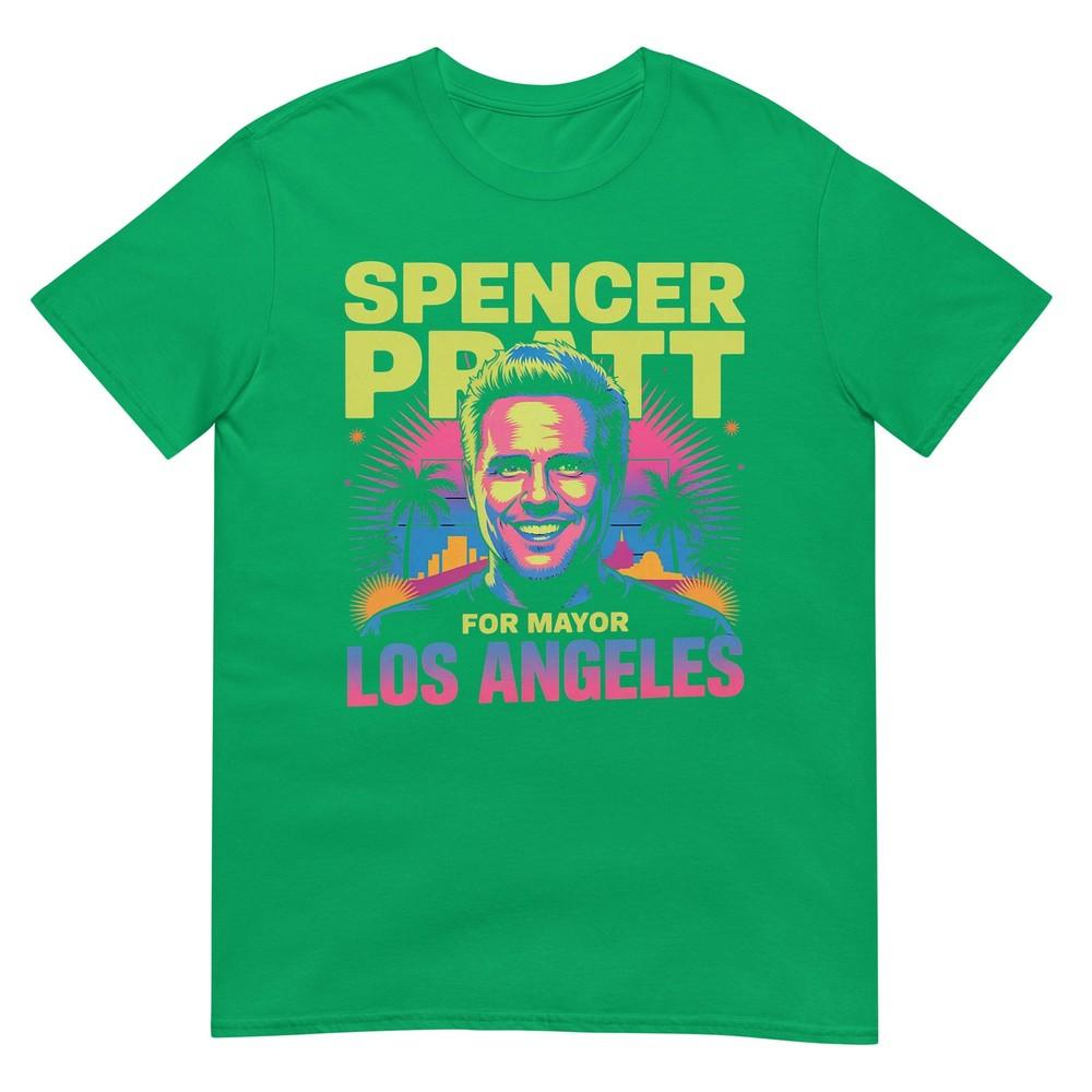Spencer Pratt For La Mayor California Humor Design Tshirt