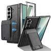 Применимо к чехлу для складного мобильного телефона Samsung ZFold8Ultra, fold7, кожаному защитному чехлу с магнитной сумкой для карт, всестороннему