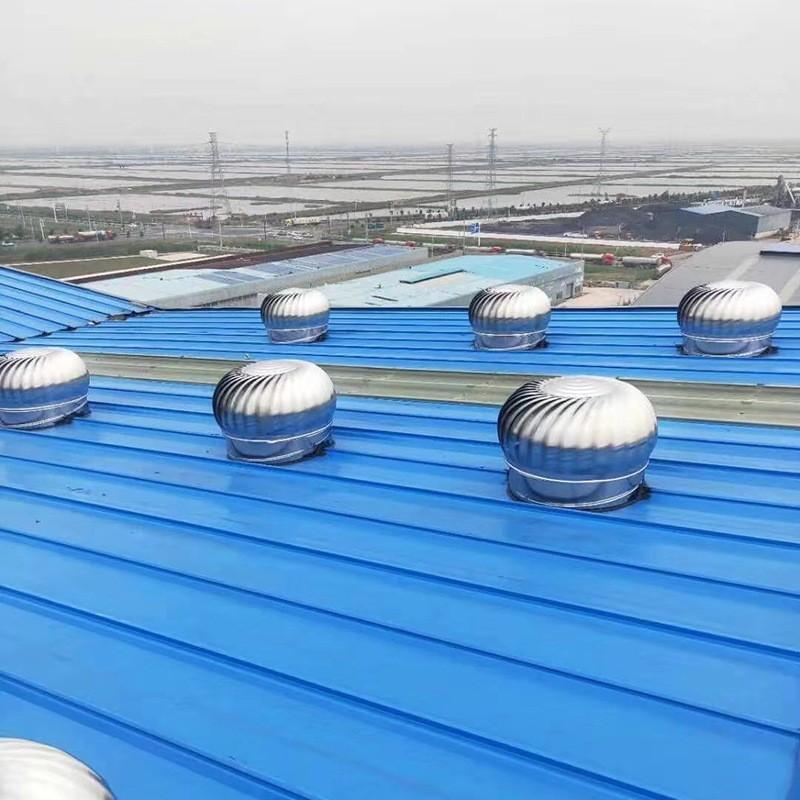 Нержавеющая сталь Вытяжной зонт без питания Уличный заводской вентиляционный вентилятор Водонепроницаемый кровельный вентилятор