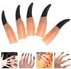 Аксессуары для костюмированной вечеринки на Хэллоуин Ногти ведьмы Зомби Накладные пальцы для пальцев косплей наряжаться реквизит Хэллоуин Накладные пальцы для пальцев