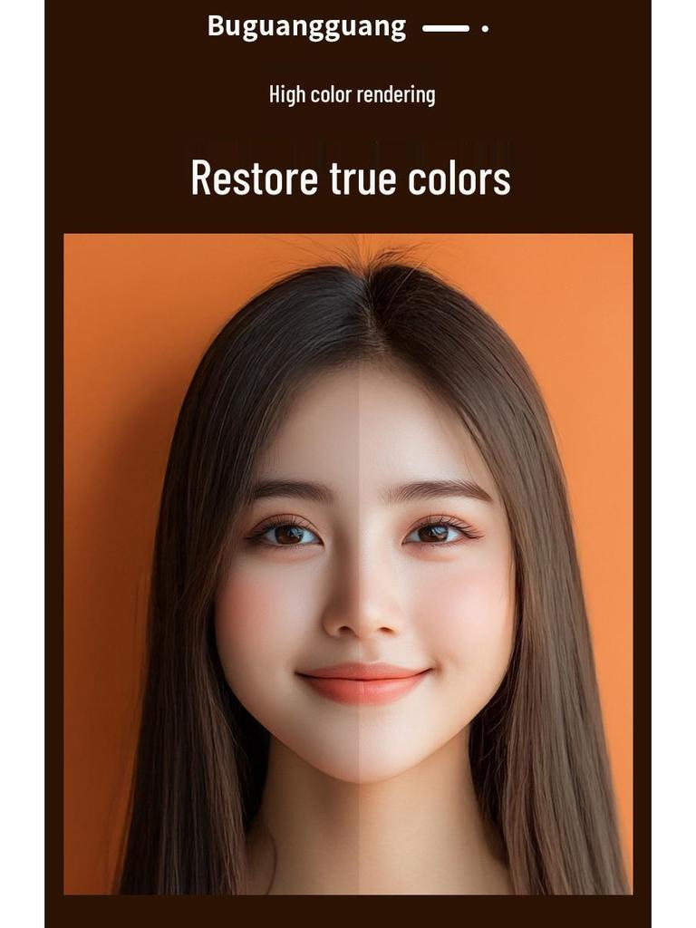 Трехцветный светодиодный заполняющий свет для отбеливания лица и омоложения кожи - Идеально подходит для фотографии, макияжа и прямых трансляций