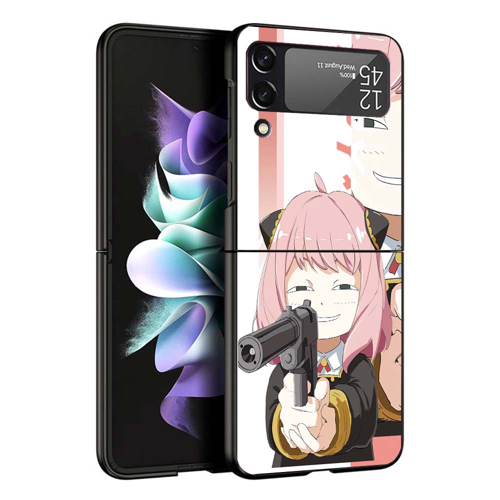 Чехол для телефона Spy Family Аня Милый для Samsung Galaxy Z Flip7 Flip6 5G Flip5 Flip4 Flip3 ZFlip 7 6 3 4 5 Ударопрочная Задняя крышка Gala