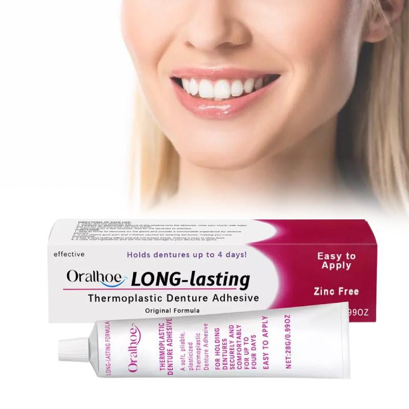Оралхое Адгезив для зубных протезов для повышенного комфорта и надежной фиксации искусственных зубов