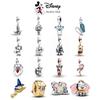 Шармы Miniso Disney Гроб Чеширский Кот Дамбо Винни Серебро 925 Пробы Ювелирные Бусины Браслет Для Женщин Безделушки