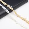 Horizontal Hole Shell Beads Natural Freshwater Shell Irregular Beads 4x8mm For Jewelry Making DIY Necklace Bracelet Earrings Accessory