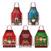 Christmas Apron Cooking Aprons Protect Clothes from Oil Stains and Splashes for Home Kitchen or Restaurant Staff