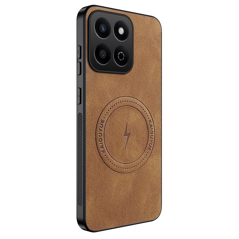 Модный кожаный силиконовый чехол с молнией для Honor X7C X8C X9C X7D X9D Магнитная беспроводная зарядка Противоударный чехол X9C Умный чехол