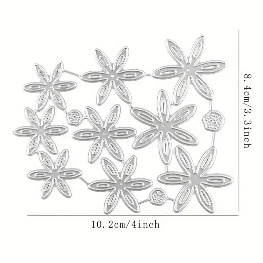 Тиснение Пуговицы-Цветка Вырубные Штампы для Изготовления Открыток Скрапбукинга Бумажного Рукоделия Упаковки Шаблоны для Вырубки из Углеродистой Стали