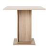 Dining Table for 2 To 4 People - Square - Classic - Oak Decor - GUSTAVE - L 80 X W 80 Cm