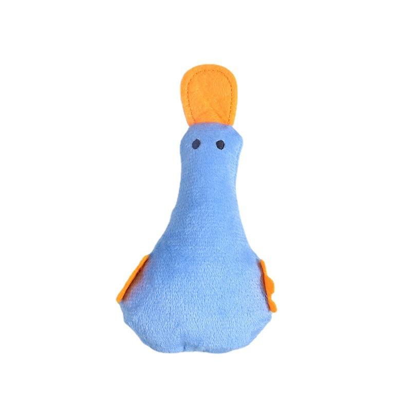 Новая маленькая плюшевая игрушка для питомца, утка, кошачья мята