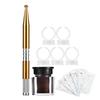 Semi Permanent Tattoo Practice Tools Set Microblading Eyebrow Tattoo Ink Needle Ring Cup Pen