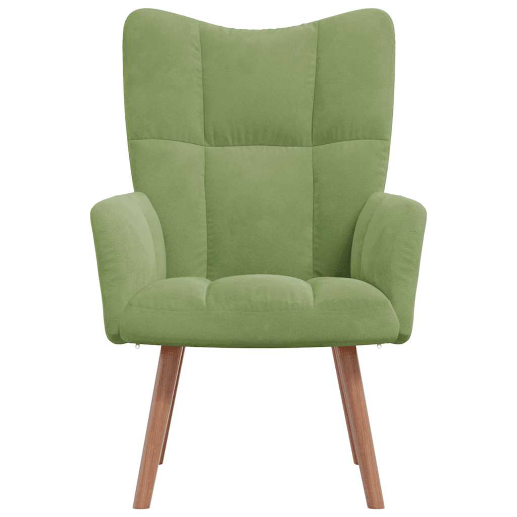 Relax Chair Light Green Velvet