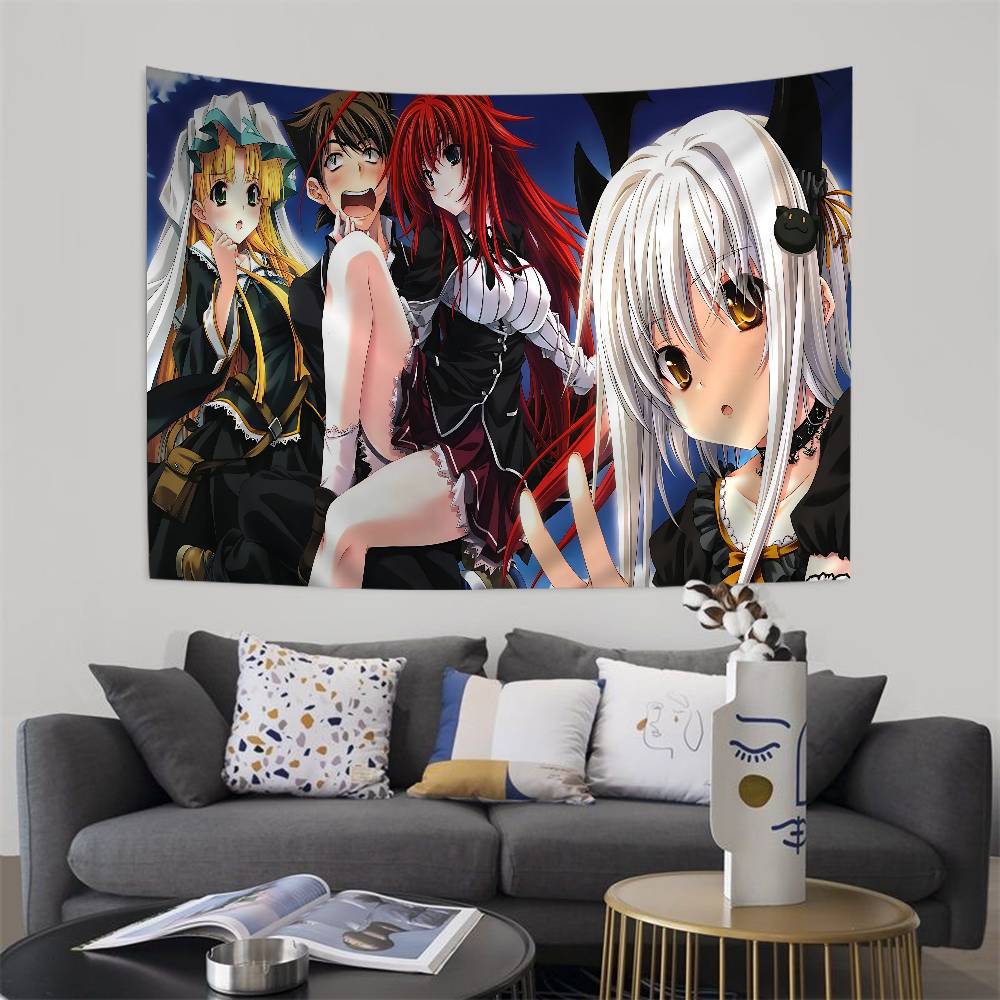 Высококачественный аниме-гобелен High School DxD, подвесной, богемный, настенные гобелены, мандала, дешевый, настенный подвес в стиле хиппи
