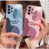 Color Block Liquid Glass Oil Painting Phone Case for Samsung S22Pro, S21, S20Ultra