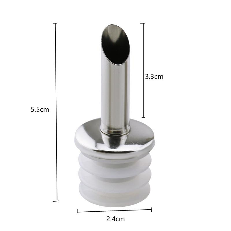 Насадка из нержавеющей стали, на бутылку со спиртным напитком