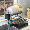 Dish Rack,Dish Racks for Kitchen Counter,Dish Drainer with Removable Utensil Holder