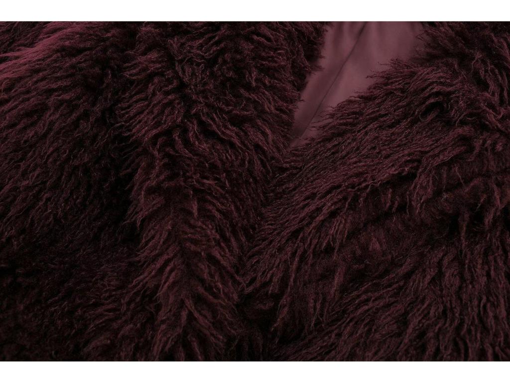 Женская экологичная короткая шуба из искусственного меха: Европейская и американская зимняя мода D69135