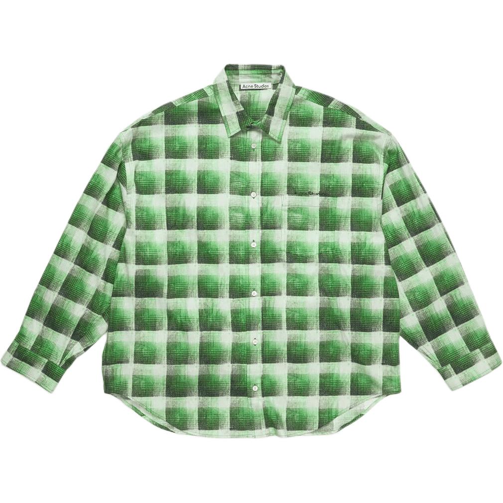 Acne Studios Check Button Up Shirt BB0615-AB8
