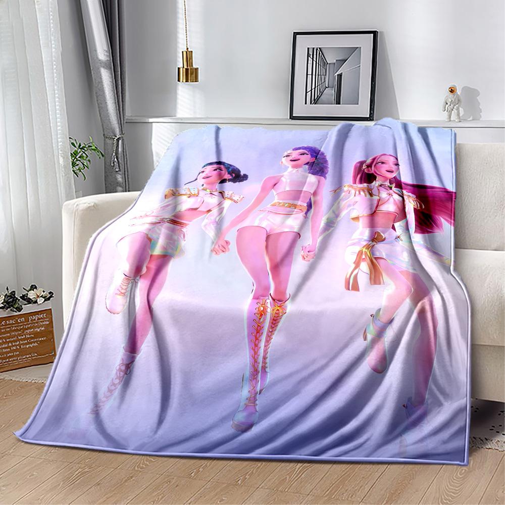 Cyberpunk Heroes Unite Blanket Ultra-Soft Perfect for Livingroom Office Chair Sofa Four Seasons Multipurpose Modern Style