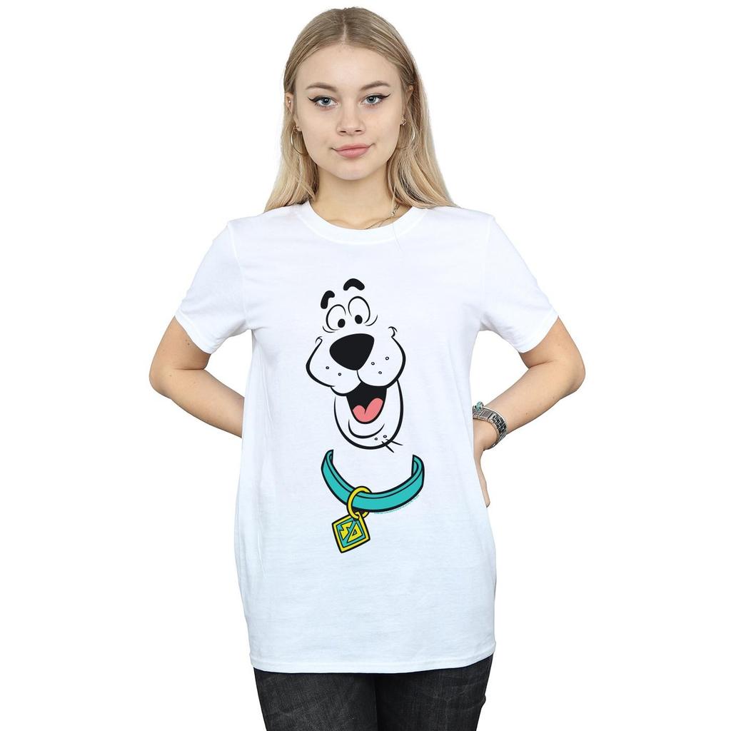 Scooby Doo Womens/Ladies Big Face Cotton Boyfriend T-Shirt