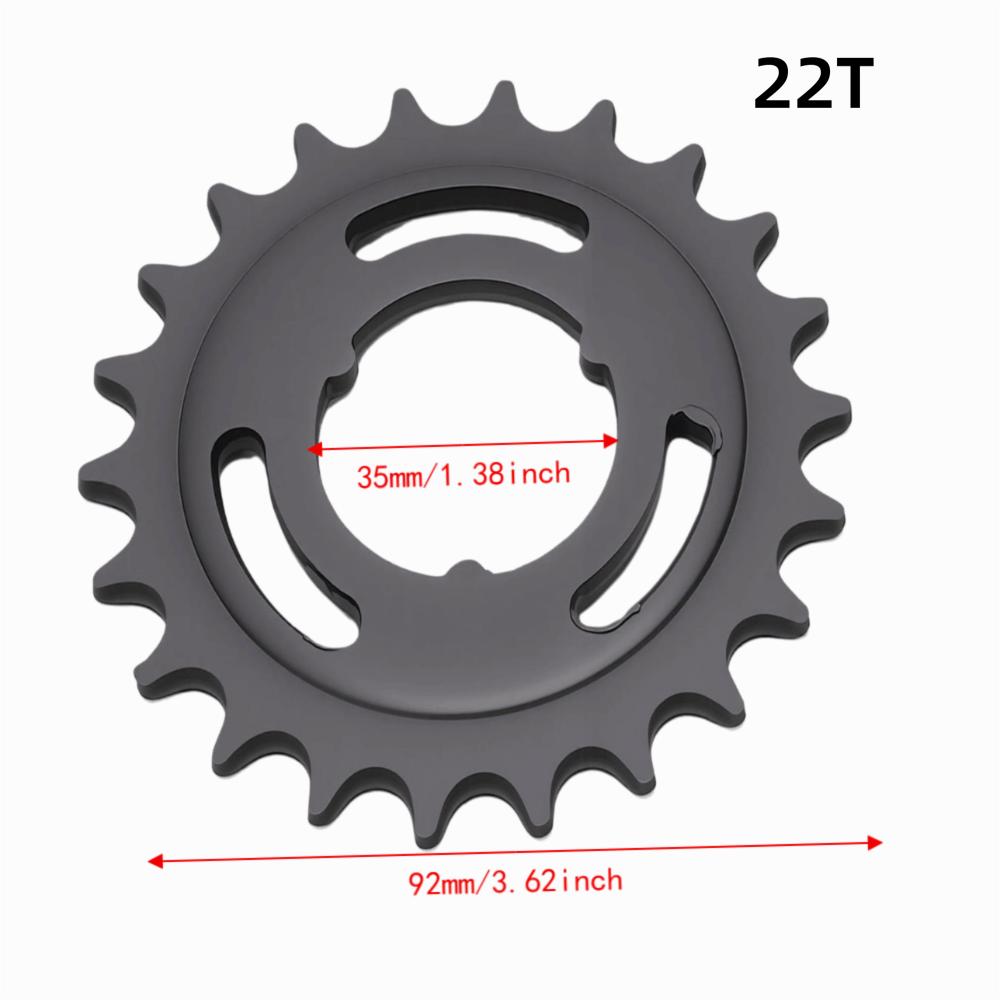 22 Tooth Fixed Gear Sprocket Carbon Steel Rear Hub Sprocket Durable 22T Bike Cog  Workshop Repair