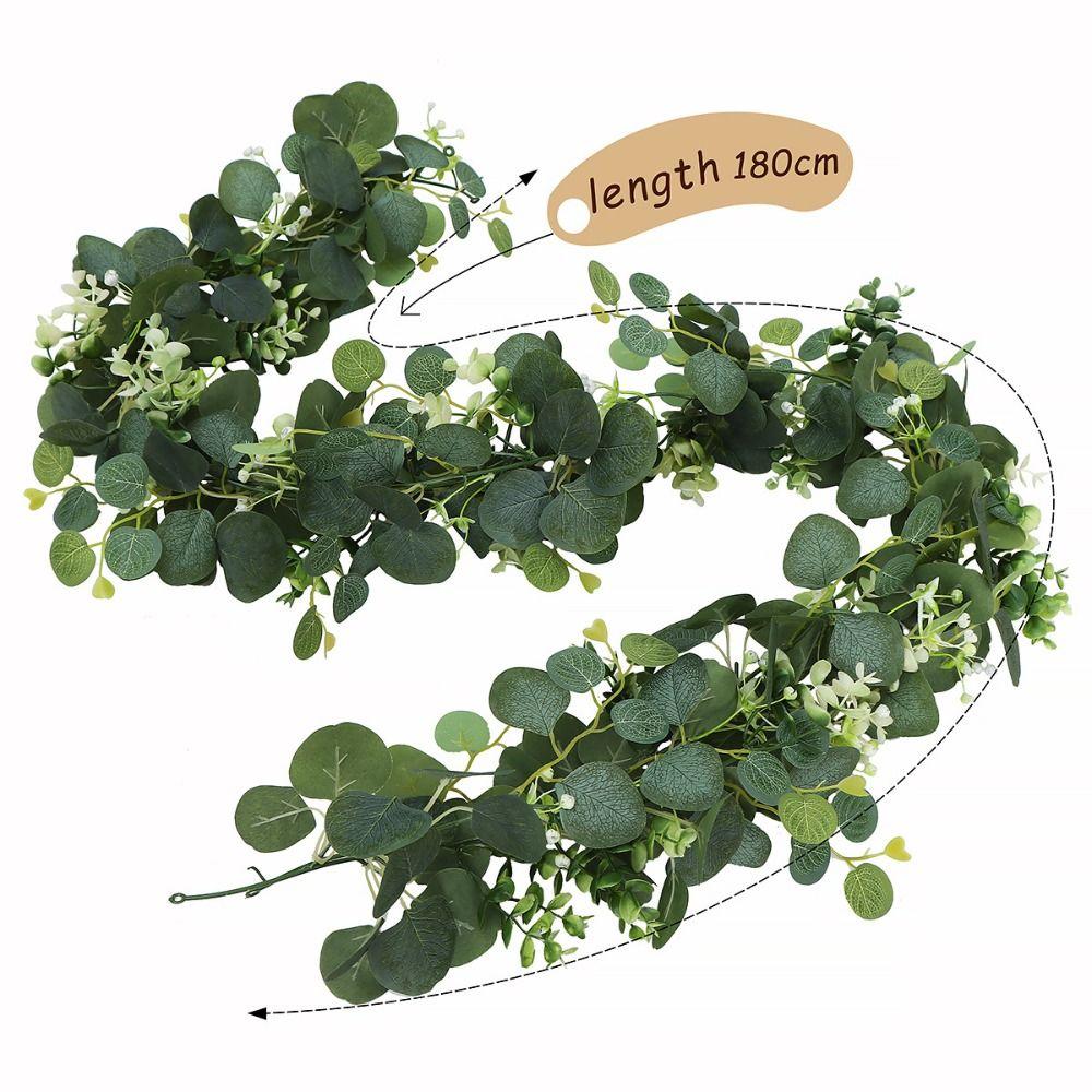 180cm Artificial Vines Lifelike Garland Hanging Plants Greenery Artificial Flowers  Home