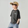 Boys' Summer Color-Block Ice Cotton T-Shirt