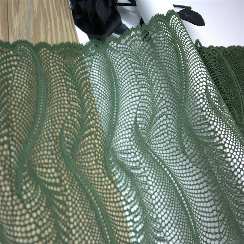 Эластичное кружево шириной 22 см, Ажурное кружево из эластана и спандекса для нижнего белья, бюстгальтеров, шитья и рукоделия