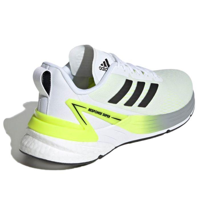 Adidas Response Super Comfortable Sports Mesh Fabric Slip Resistant Durable Low Top Casual Running Shoes Men Sneaker White Black Green FY8749