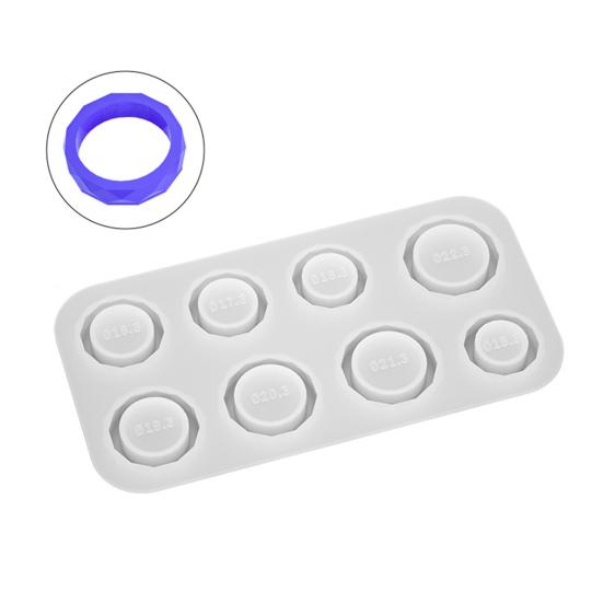 Форма для кольца из силиконовой смолы разных размеров для самостоятельного изготовления украшений, сережек, ожерелий, подвесок, кошачьих ушей