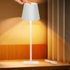 Stylish Cordless LED Table Lamp with Ambient Lighting, 4200mAH Rechargeable Battery, 3 Color Temperature Settings, Stepless Dimming, Touch-Activated,